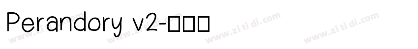 Perandory v2字体转换